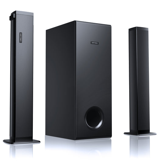 Sound Bar for TV Computer 2.1 Detachable Speakers with Subwoofer 190W for PC Desktop Wireless BT 5.4